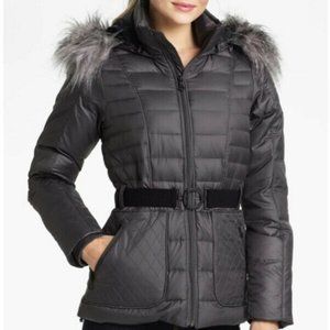 The North Face 600 Down Belted Parka Hooded Coat